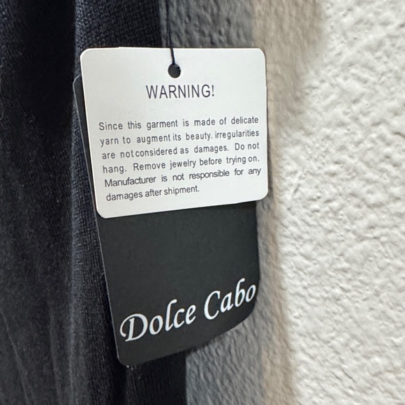 NWT Dolce Cabo Elegant Black One-Shoulder Top w/ Rhinestones ✨🖤 – SZ XL - Picture 3 of 5